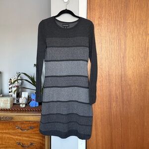 Chic Striped Knit Dress